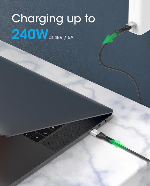 Actual product image Manhattan USB 2.0 Type C EPR Charging Cable 240 W / PD 3.1 (2 m, USB 2.0, 240 W)