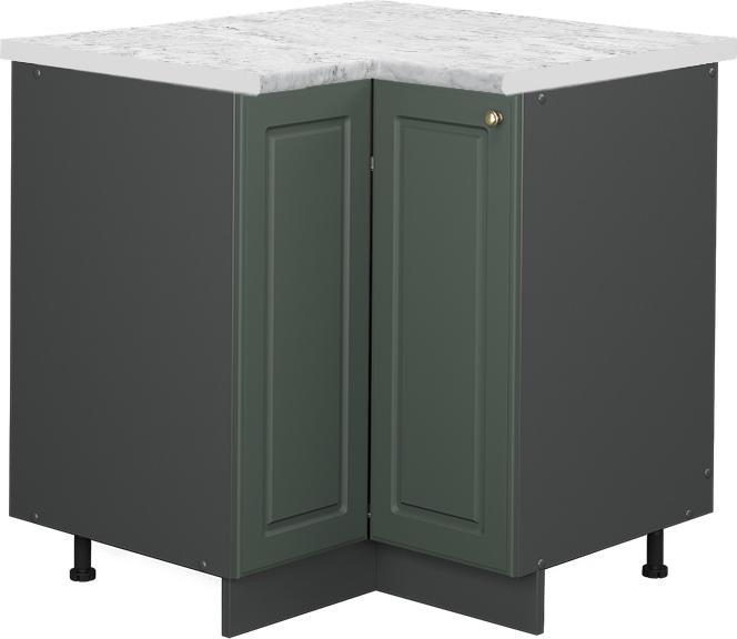 Anthrazit, Grün, Grün-Gold Landhaus, Marble-Weiss