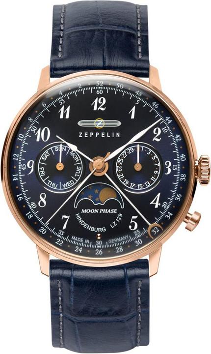 Zeppelin LZ129 Hindenburg Moon Phase Lady (Chronograph, 36 mm)