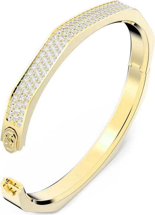 Image du produit Swarovski Dextera Bracelet-jonc octogonal Pavé moyen Blanc Or (Métal Swarovski)