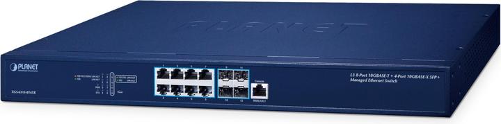 Produktbild Planet L3 8-Port 10G RJ45 + 4-Port 10G SFP+ XGS-6311-8T4XR (8 Ports)