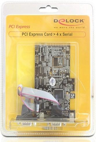 Image du produit Delock Carte 4 x série PCI Express