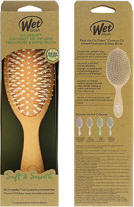 Actual product image Wet Brush Go Green Treatment & Shine Brush Coconut - Hairbrush -