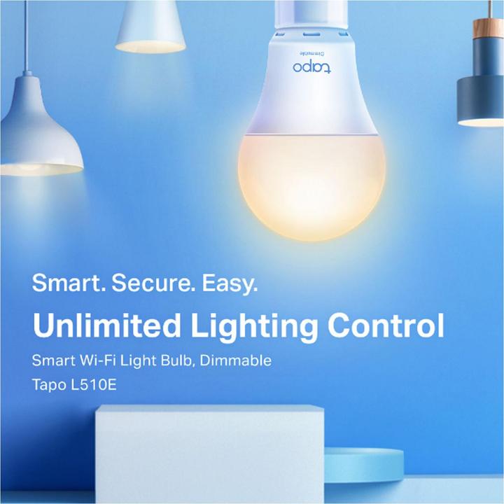 Produktbild TP-Link Tapo L510E (1-pack) (E27, 8.70 W, 806 lm, 1 x, F)