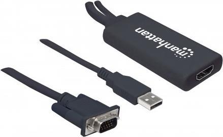 Produktbild Manhattan VGA zu (HDMI, 6.80 cm)