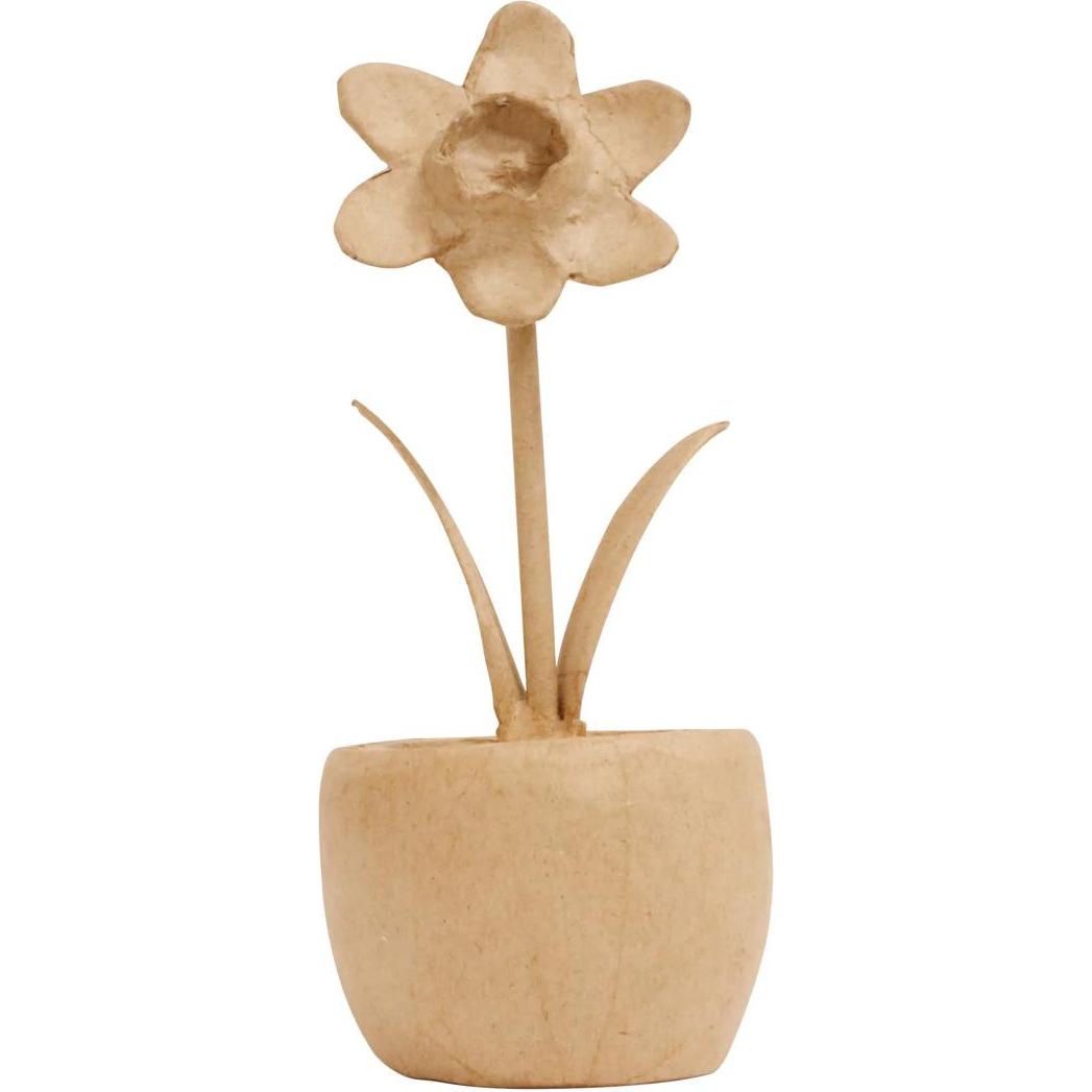 Décopatch Pappmache Pappmaché-Narziosse im Topf (HD102C)