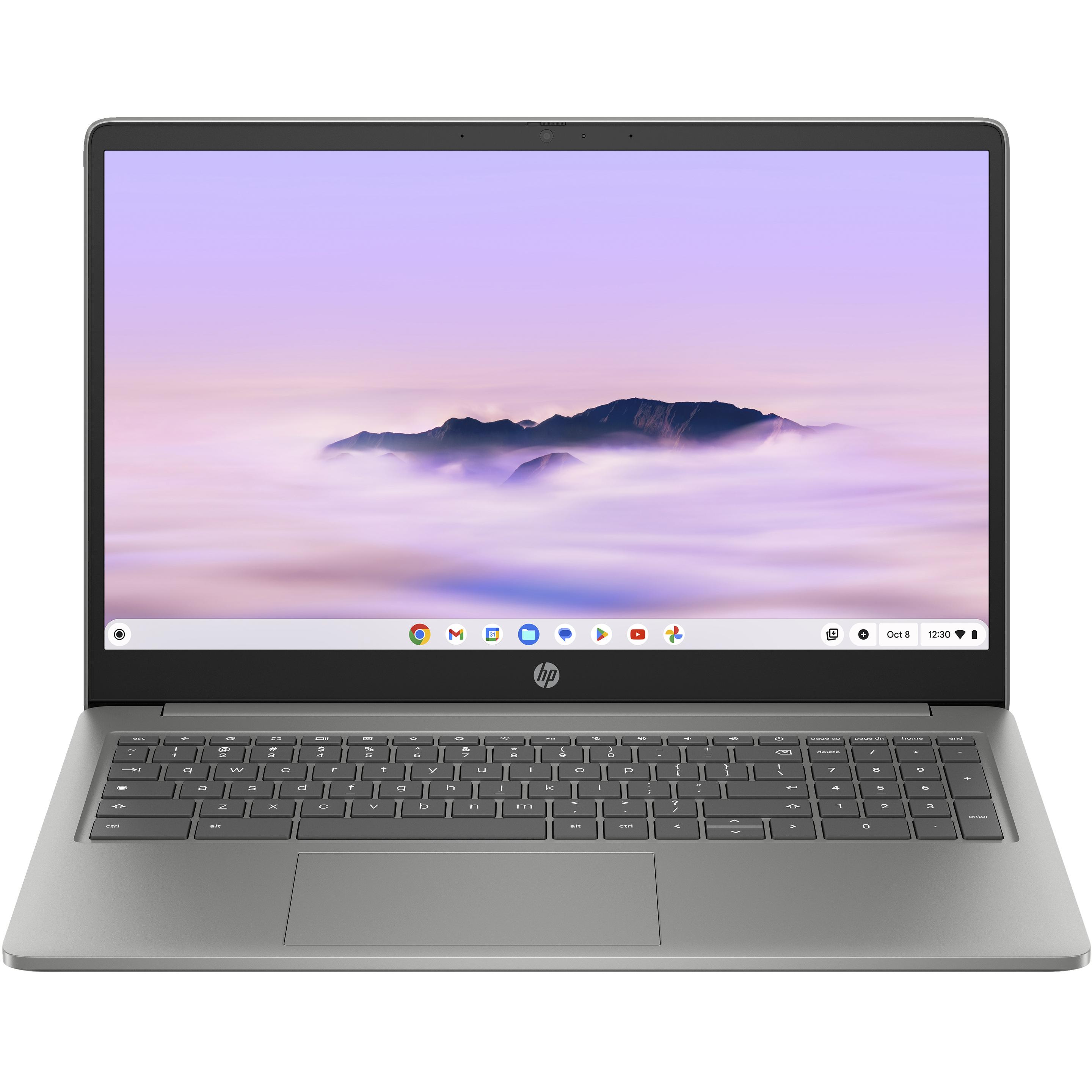 HP Chromebook 15a-nb0990nd (15.60", 256 GB, 8 GB, Eng. Int., Intel Core i3-N305), Notebook, Silber