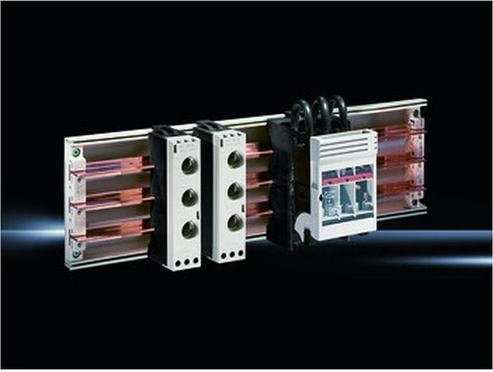 Produktbild Rittal Mini-PLS Reitersicherungselement SV SV 9630.000 (B x H) 38 mm x 160 mm Polyamid Licht-Grau (RAL 7035 (63 A)