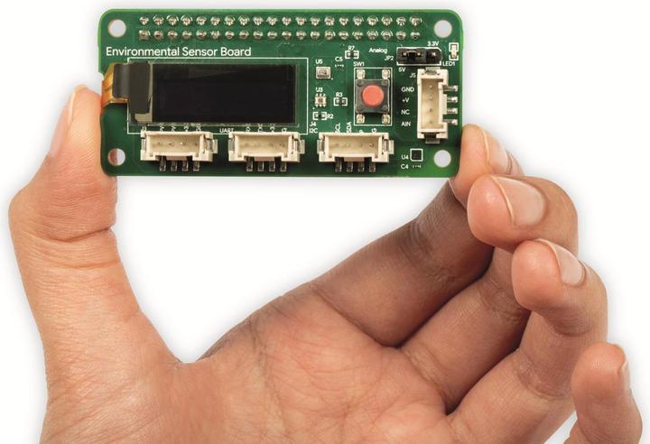 Actual product image Berrybase Google Coral Environmental Sensor Board