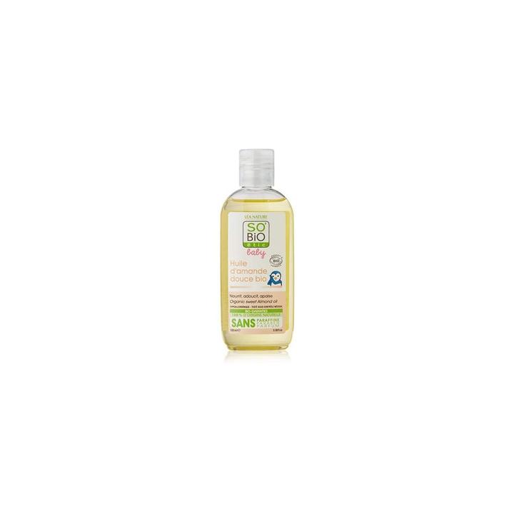 Image du produit So'bio Étic Huile d'amande douce bio hypoallergénique 100ml