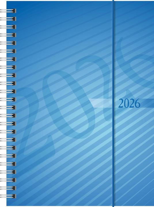 Produktbild rido/id 7021102306 | Buchkalender Mod. futura 2 2026 | A5, Kunststoff, blau (A5, Deutsch)