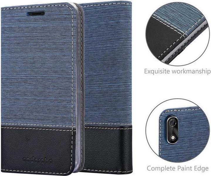 Produktbild Cadorabo Book Jeans Optik Cover (Samsung Galaxy J3)