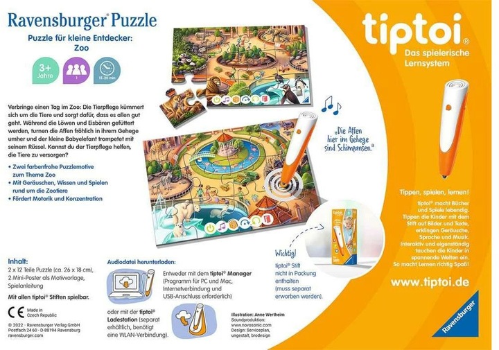 Actual product image tiptoi Zoo (12 pieces)