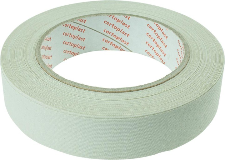 Actual product image Certoplast Fabric tape, white, 25 mm x 25 m (25 mm)