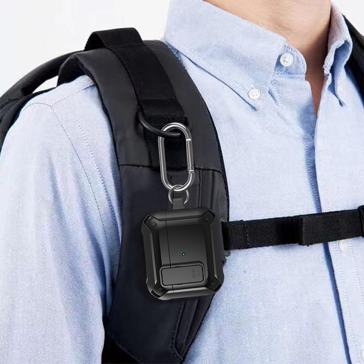 Produktbild 4smarts Transportcase Rugged AirPods 3rd Gen. Schwarz (Ladecase Hülle)