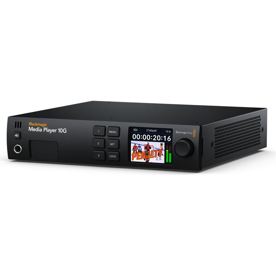 Blackmagic Media Player 10G, Streaming Media Player, Schwarz