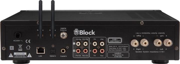 Produktbild Block RECEIVER CVR-10 BLACK (Stereo, FM, DAB+)