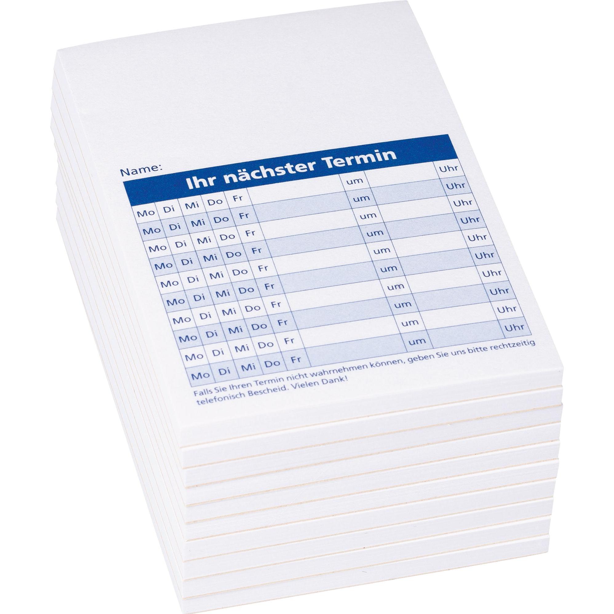 Rido Terminzettel Format: A7 Block mit 50 Blatt (A7) (8655651)