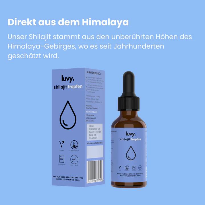 Actual product image Luvy Shilajit drops (Droplet, 60 g)