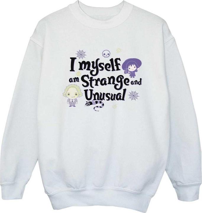 Produktbild Beetlejuice I Myself Am Strange And Unusual Sweatshirt Mädchen (104)