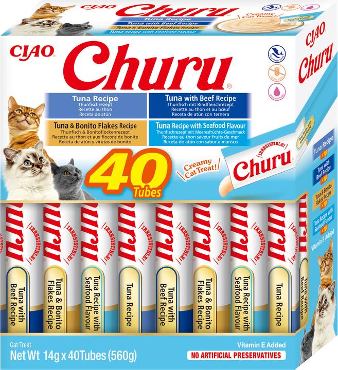 Image du produit Inaba Churu Variety box (Adulte, 40 pcs, 560 g)