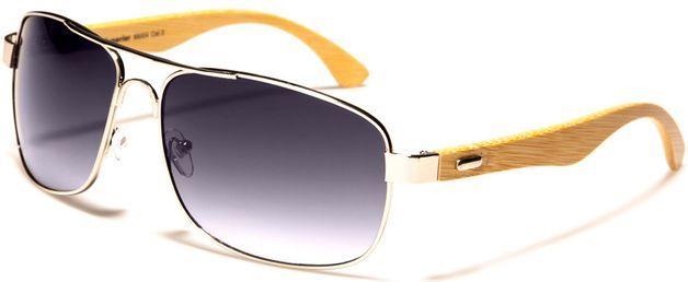 Produktbild Superior Rechteckige Sonnenbrille mit Bambus