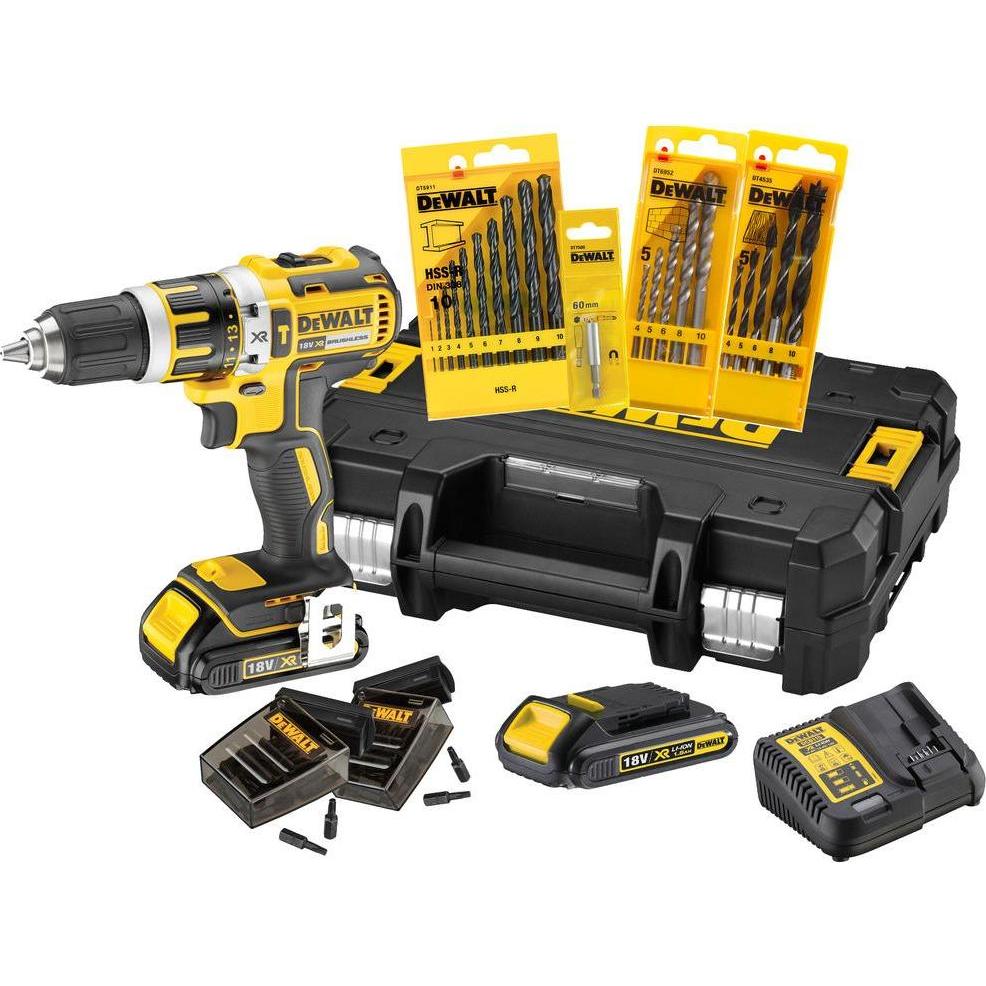 DeWalt, Bohrmaschine + Akkuschrauber, DCK795S2T Set (Akkubetrieb)