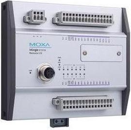 Produktbild Moxa IOLOGIK E1512-M12-CT-T - Robuster IO, 4 DIs, 4 DIOs, -40 bis 85C Betriebstemperatur, konforme Beschi