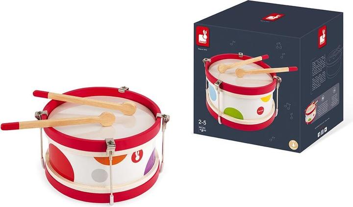Actual product image Janod Confetti drum (Dutch, English, French, German, Italian, Spanish)