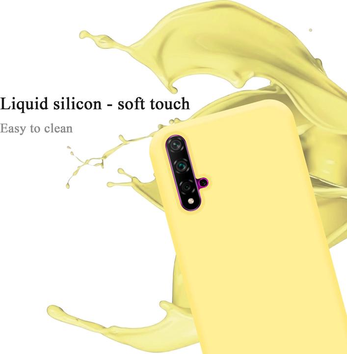 Produktbild Cadorabo TPU Liquid Silicone Case Cover (TCL 20S, LG K20, Huawei Nova 5T)