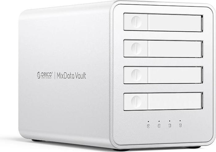 Produktbild Orico 8848U4 DAS Series 4-Bay M.2 NVMe SSD-Festplattenarray – Weiss (USB-C)