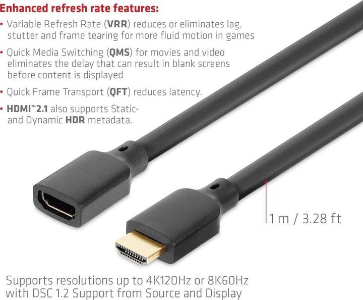 Produktbild Club 3D HDMI (Typ A) — HDMI (Typ A) (1 m)