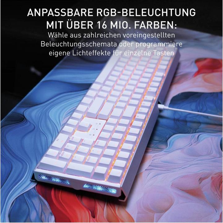 Actual product image CHERRY XTRFY TAS MX 3.1 RGB Corded (DE) MX2A Brown w (DE, Cable)