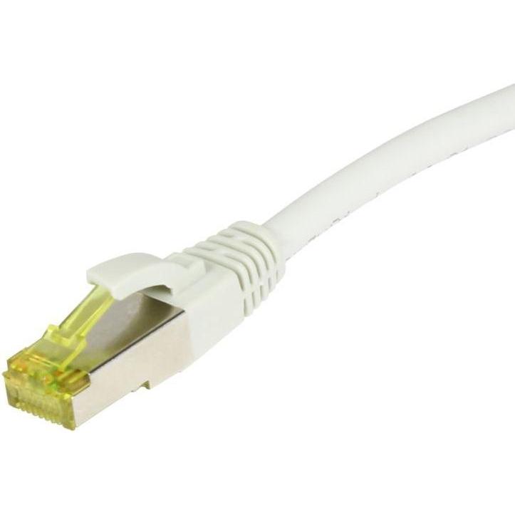 Synergy 21 Patchkabel RJ45, CAT6A 500Mhz, 0,5m, weiss, S-STP(S/FTP), TPE/LSZH(Ultraflex), AWG26, mitCat.7 Rohka (S/FTP, ...