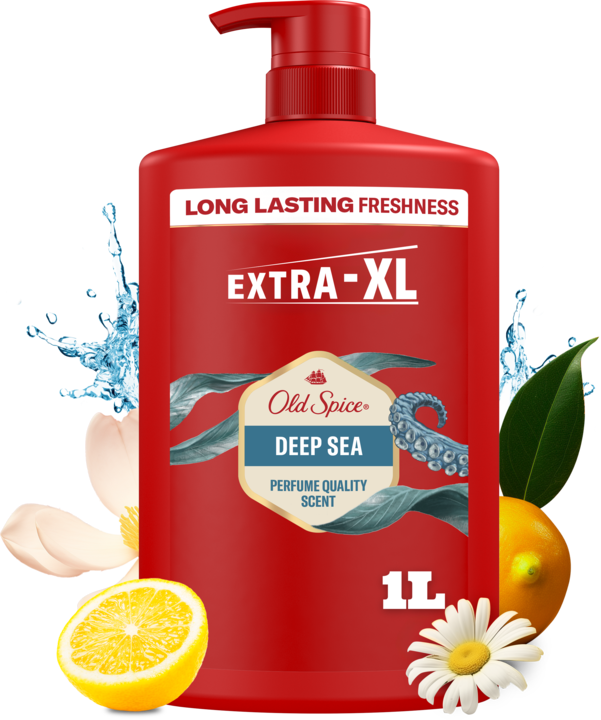 Image du produit Old Spice Shampooing & Body Wash Deep Sea Shampooing pour les cheveux (1000 ml, Shampoing liquide)