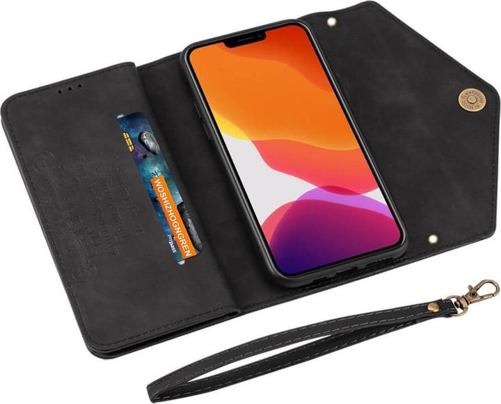 Image du produit Cover-Discount iPhone 14 Pro Max - Étui portefeuille noir (Apple iPhone 14 Pro Max)