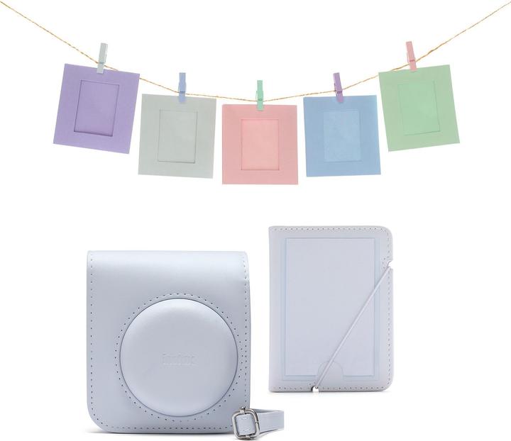 Actual product image Fujifilm Instax Mini 12 Accessory Kit White