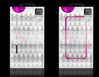 Produktbild more. Color Gem Lucent Bumper für iPhone 5/5S/SE Purple (Apple iPhone 5s, Apple iPhone 5, Apple iPhone SE)