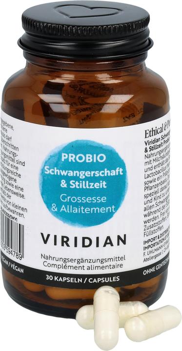 Image du produit Viridian Schwangerschaft & Stillzeit Probio Kapseln Dose 30 Stk (30 pièce(s), Capsules)
