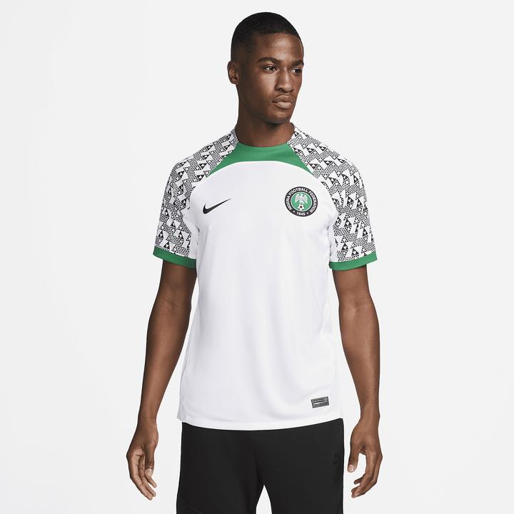 Image du produit Nike Nff M Nk Df Stad Jsy Ss Aw,Whi White/Pine Green/Black S (S)