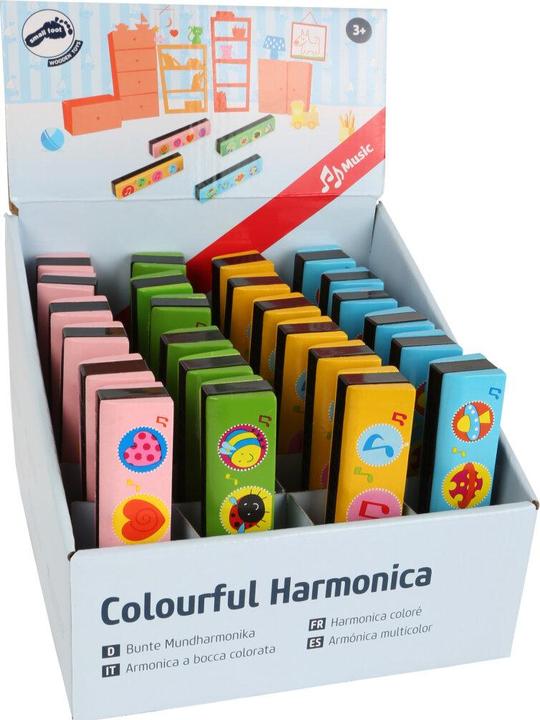 Image du produit small foot Présentoir Harmonica multicolore (Allemand)