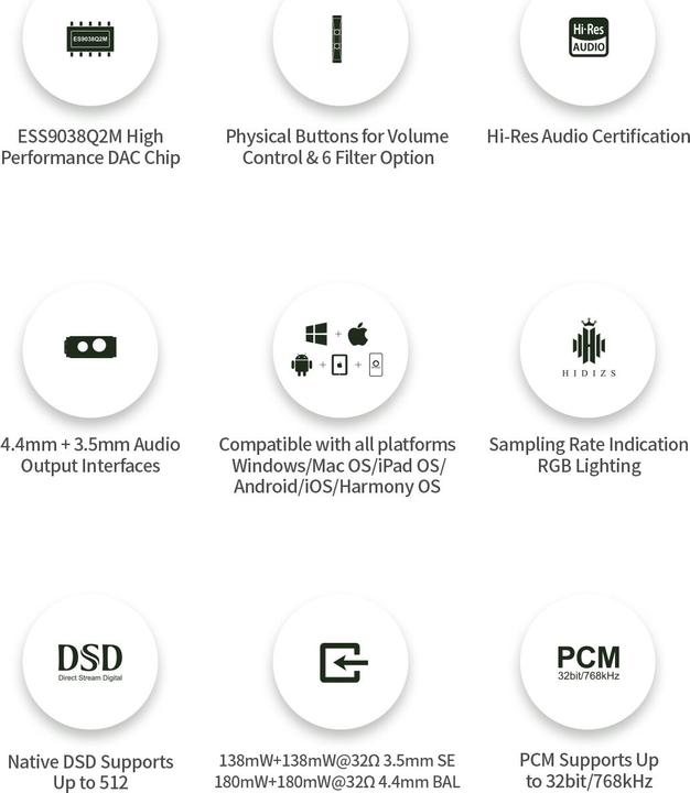 Actual product image Hidizs S9 Pro Plus Martha (Black)