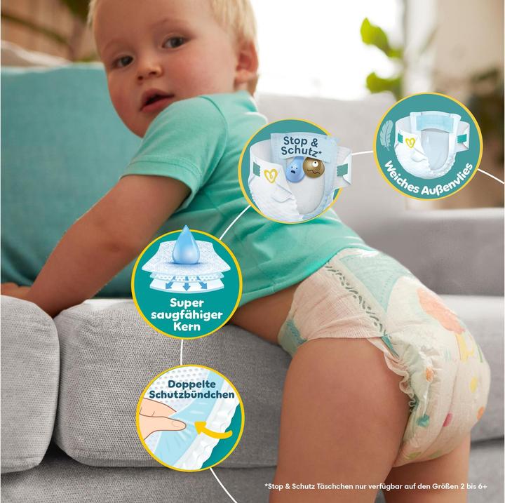 Actual product image Pampers Baby-Dry (Size 3, Monthly box, 222 pcs.)