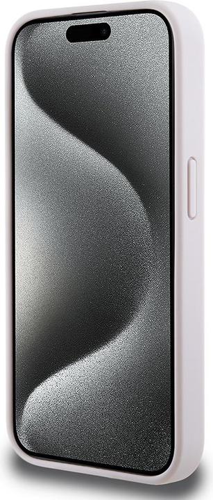 Image du produit Guess GUHCP15L4GMGPI iPhone 15 Pro 6.1" różowy/pink hardcase 4G Big Metal Logo (Apple iPhone 15 Pro)