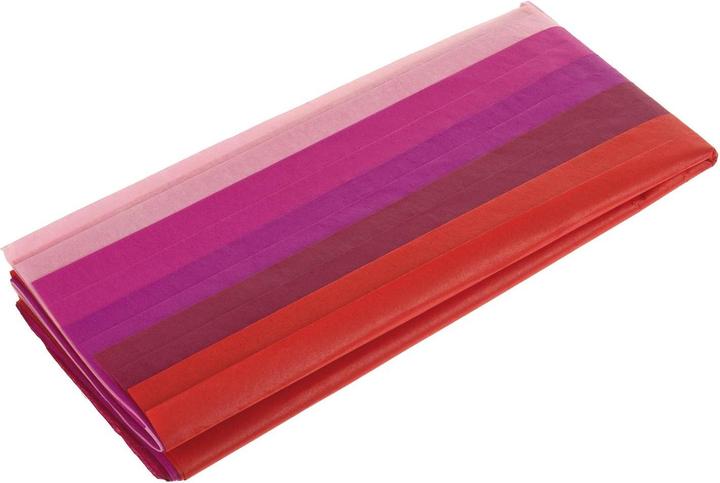 Produktbild Folia Seidenpapier Ton in Ton Mix rot (20 g/m², 10x)