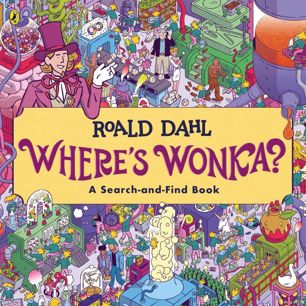 Thumbnail - Where's Wonka?: A Search-and-Find Book, Belletristik von Roald Dahl, Wren McDonald