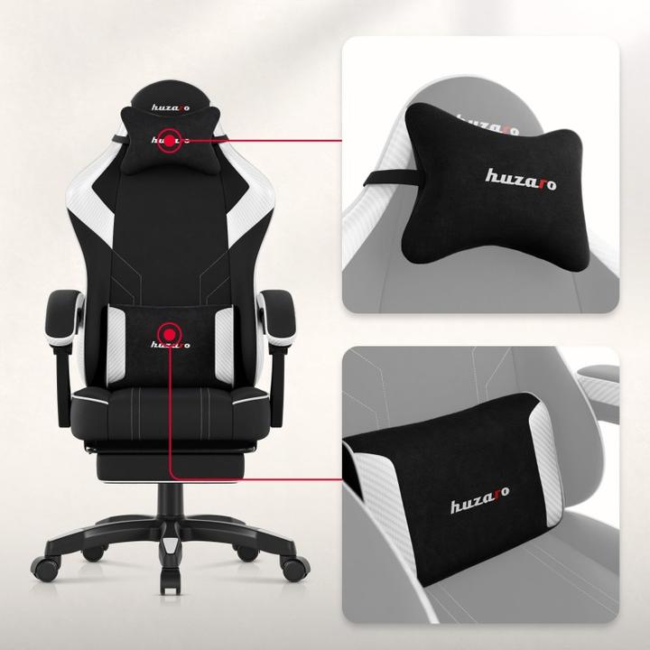 Produktbild Huzaro Force 3.7 White Carbon Gaming-Stuhl