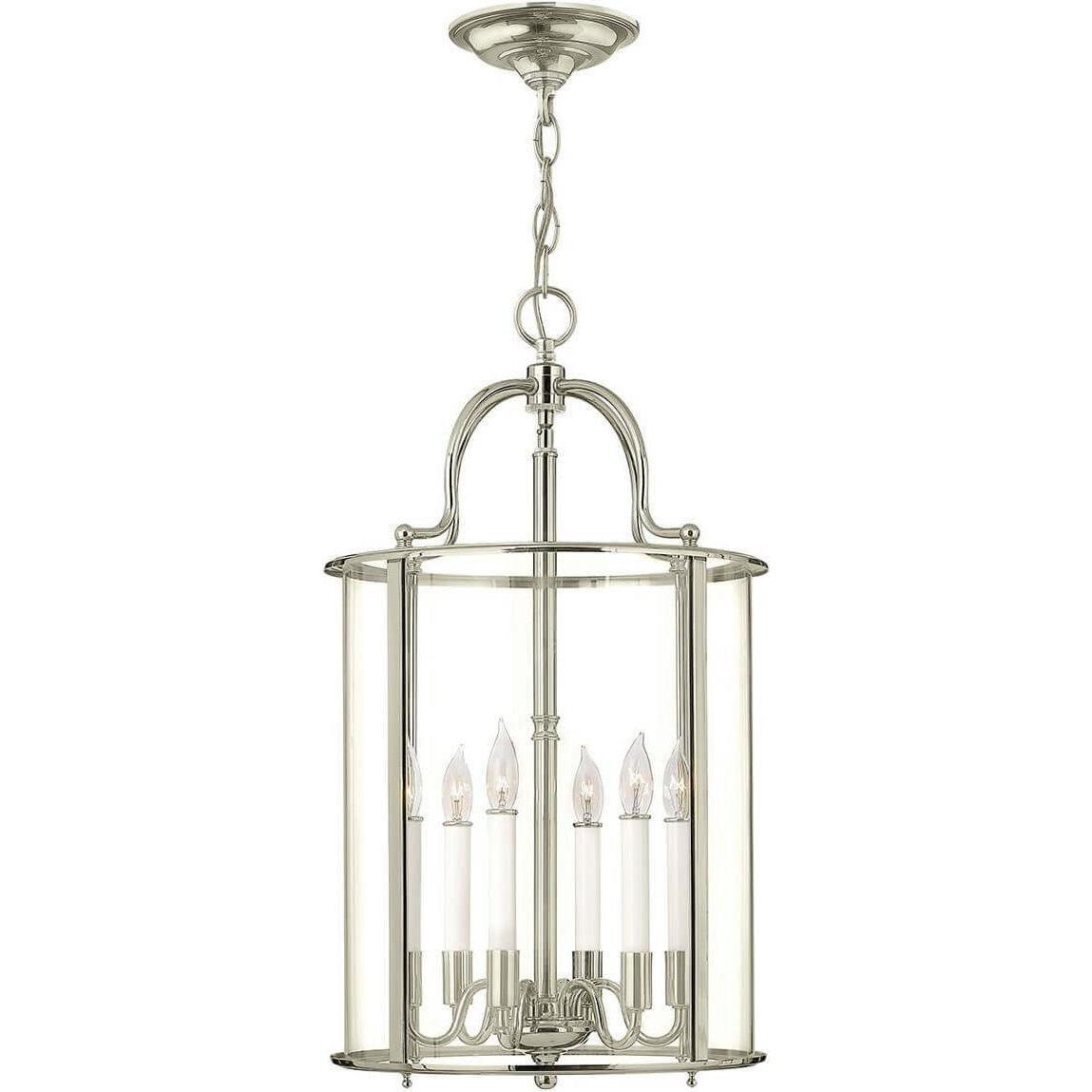 Elstead Lighting, Pendelleuchte, Gentry Hängeleuchte E14 6-fach Poliertes Nickel (E14)