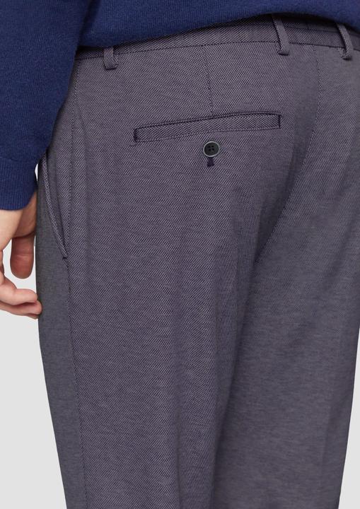Produktbild S.Oliver Anzughose Slim: Joggsuit mit Piquéstruktur (46)