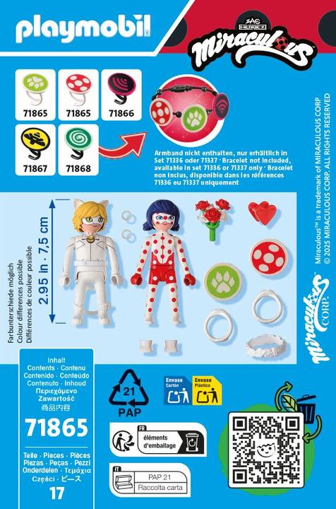 Actual product image Playmobil 71865 Miraculous: Ladybugs & Cat Noir's wedding dream (71865, Playmobil Miraculous)